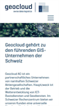 Mobile Screenshot of geocloud.ch